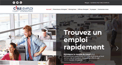 Desktop Screenshot of cible-emploi.qc.ca